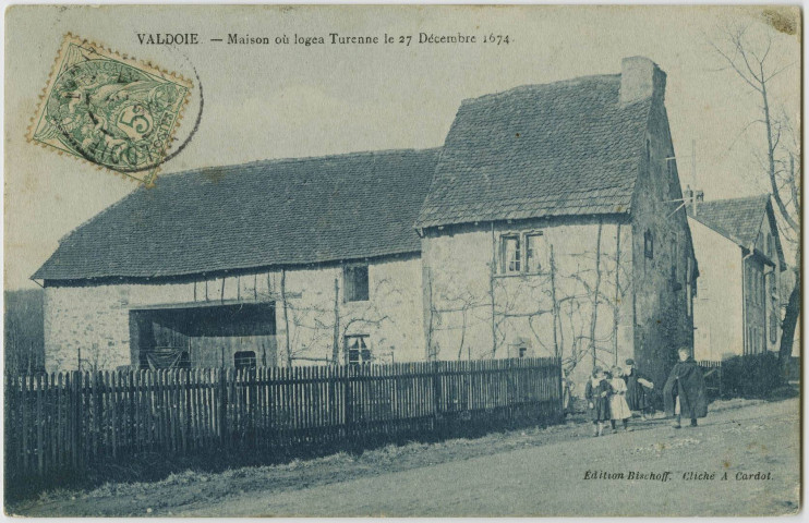 Valdoie, maison ou logea Turenne le 27 décembre 1674.