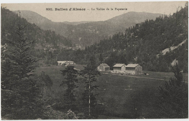 Ballon d'Alsace, la vallée de la papeterie.