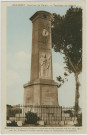 Joncherey (environs de Delle), Territoire de Belfort, monument du caporal Peugeot, le premier soldat tué le 2 août 1914 par les allemands, trente heures avant la déclaration de la guerre.