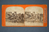 Paris (XVIe arrt), Porte d'Auteuil, gare ferroviaire d'Auteuil-Boulogne, ruines.