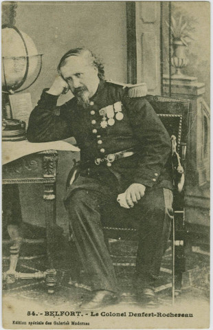 Belfort, le colonel Denfert-Rochereau.