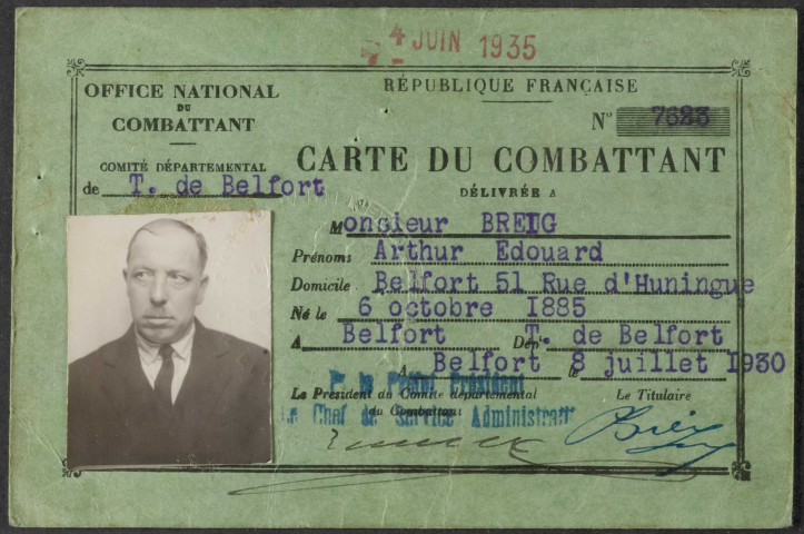 BREIG Arthur Edouard