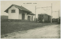 Anjoutey, la gare.
