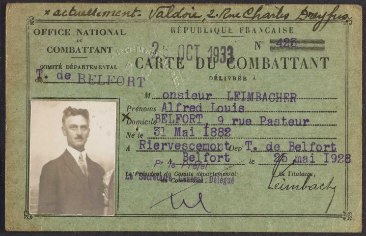 LEIMBACHER Alfred Louis