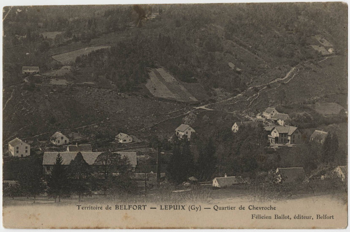 Territoire de Belfort, Lepuix (Gy), Le quartier de Chevroche.