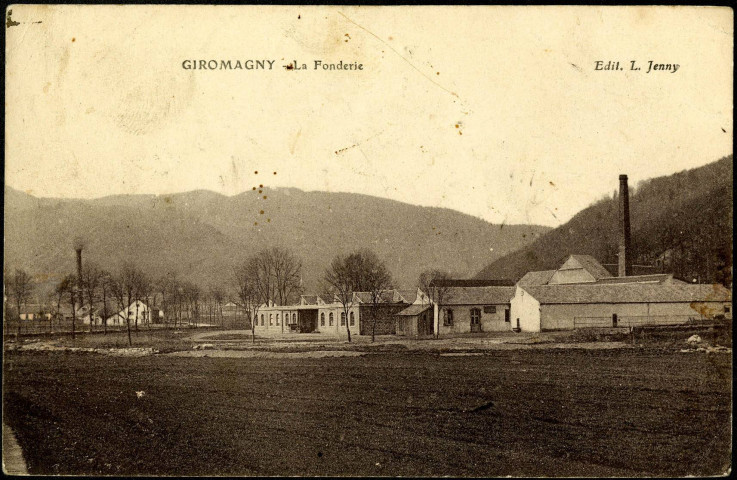 Giromagny, la fonderie.
