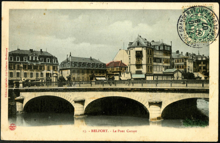 Belfort, le pont Carnot.