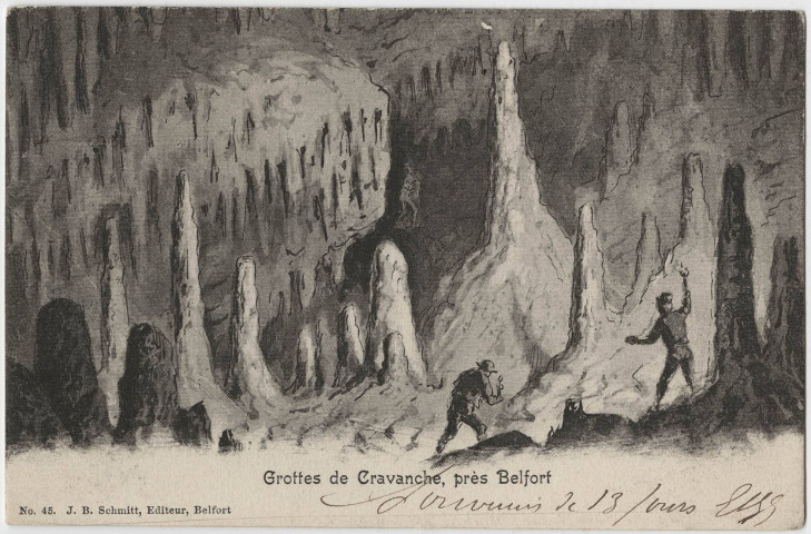 Grottes de Cravanche, près Belfort.