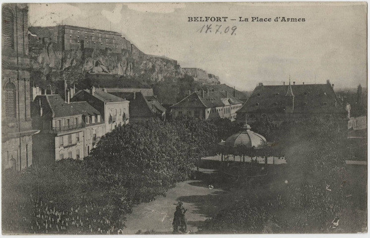 Belfort, la place d'Armes.