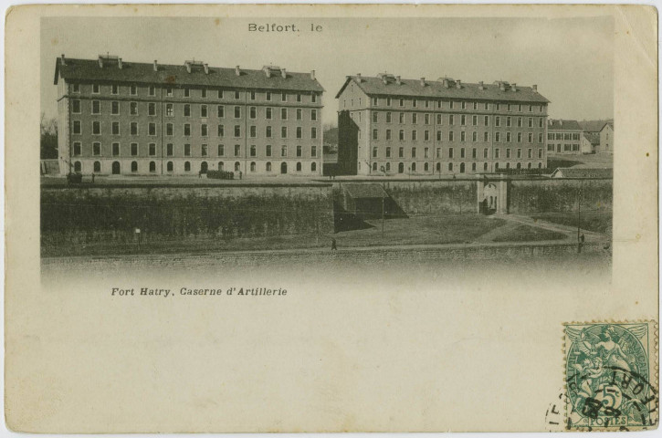 Belfort, Fort Hatry, caserne d'artillerie.