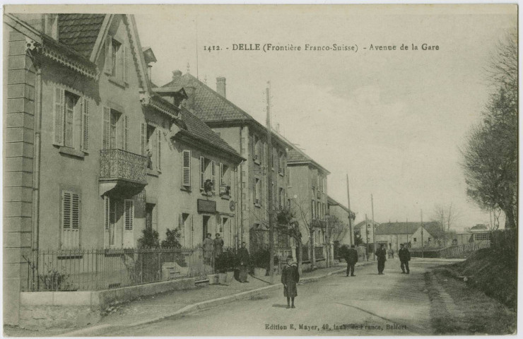 Delle (Frontière Franco-Suisse), avenue de la gare.