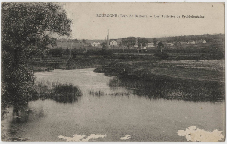 Bourogne (Terr. de Belfort), les tuileries de Froidefontaine.
