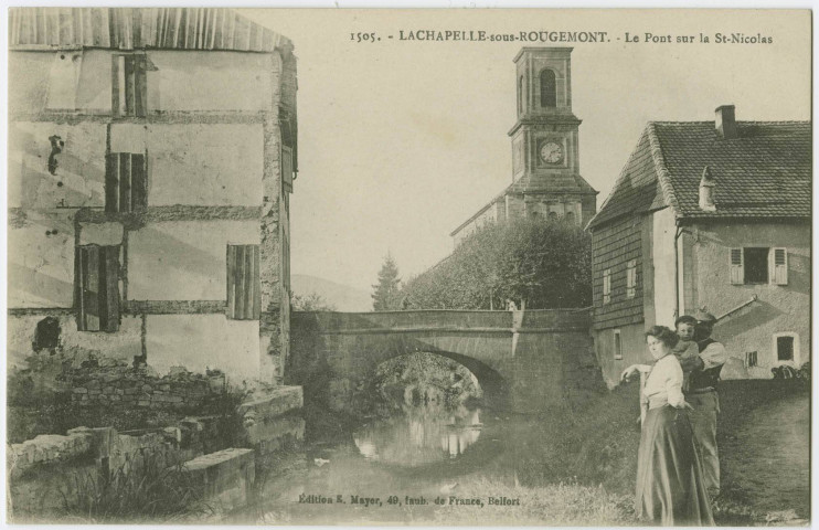 Lachapelle-sous-Rougemont, le pont sur la St-Nicolas.