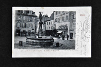 Thann, fontaine Saint-Thiébaut.