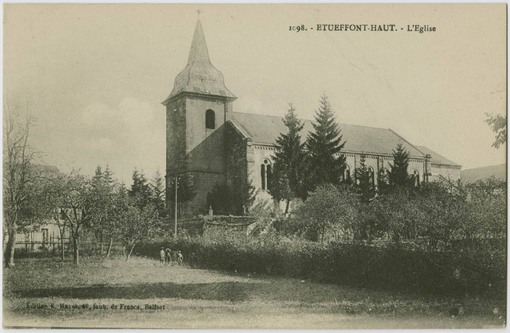 Etueffont-Haut, l’église.