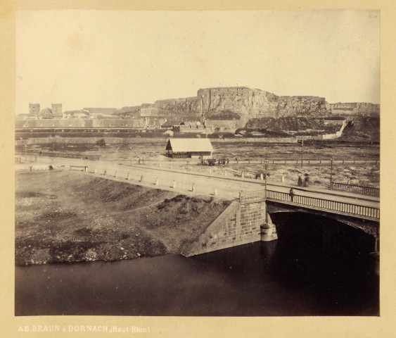 Belfort, vue prise du faubourg des Ancêtres, v. 1871-1872.