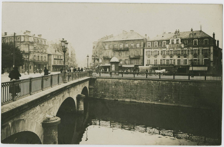 Belfort, le pont Carnot et l'entrée du faubourg de France.