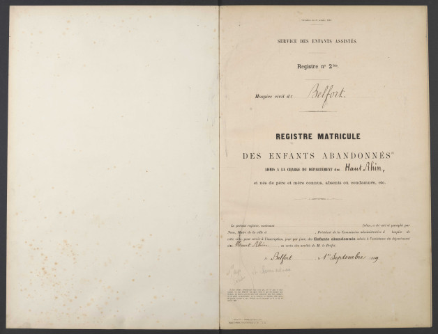 1889- 27 octobre 1890