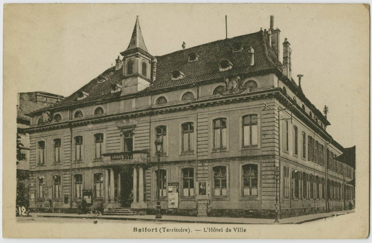 Belfort (Territoire), l'Hôtel de Ville.