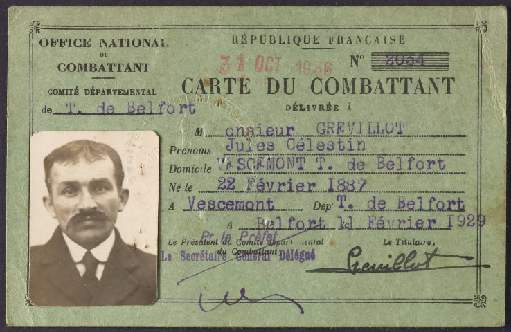 GREVILLOT Jules Célestin