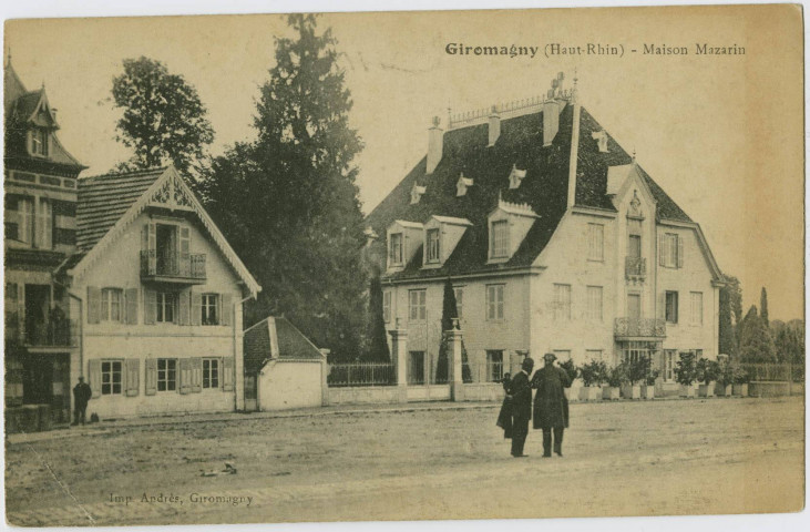 Giromagny (Haut-Rhin), maison Mazarin.