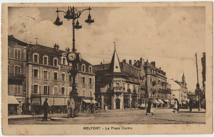 Belfort, la place Corbis.