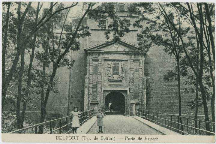 Belfort (Ter. de Belfort), porte de Brisach.