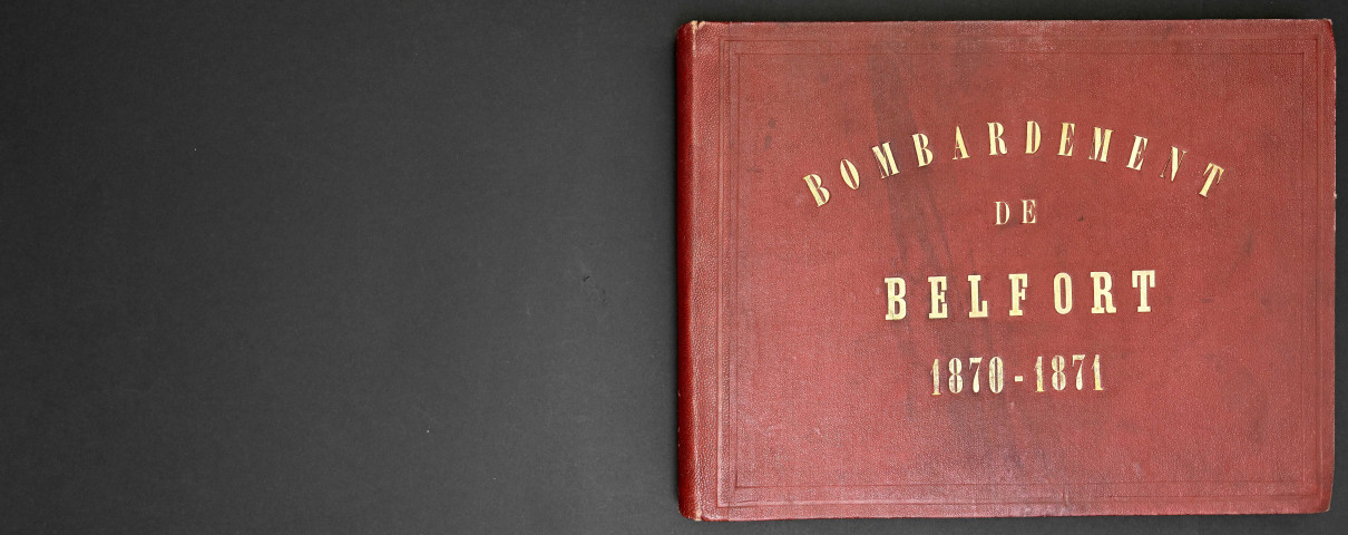 Belfort, cour du château, v. 1871-1872.