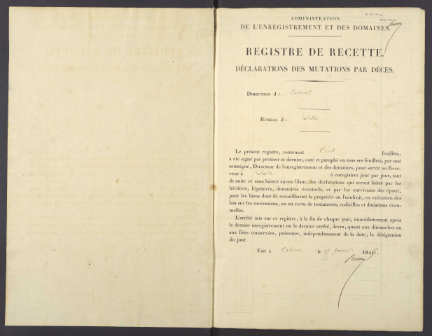 22 janvier 1847 - 17 avril 1848