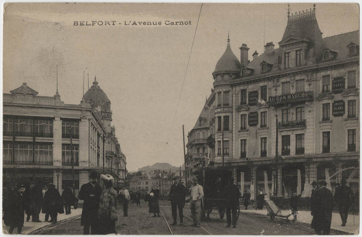 Belfort, l'avenue Carnot.