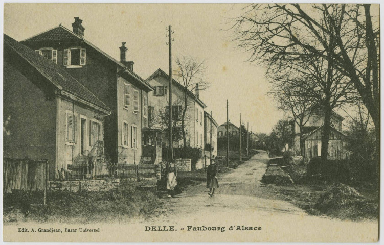 Delle, faubourg d'Alsace.