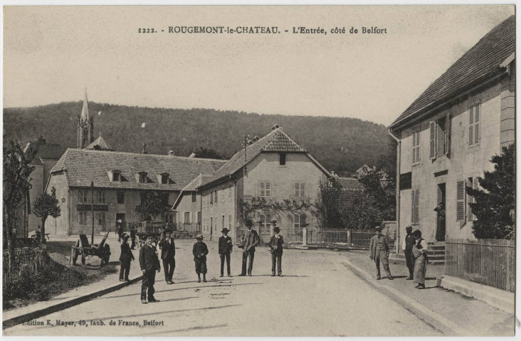 Rougemont-le-Château, entrée côté Belfort.