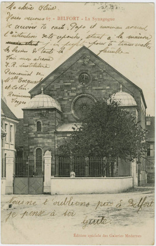 Belfort, la synagogue.