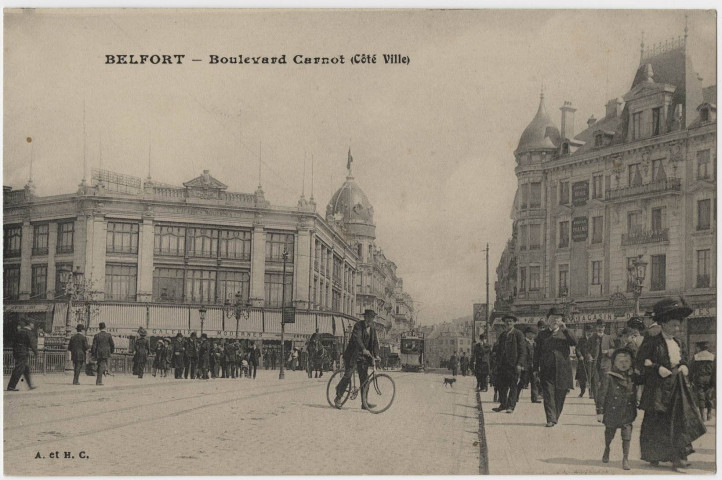 Belfort, boulevard Carnot (coté ville).