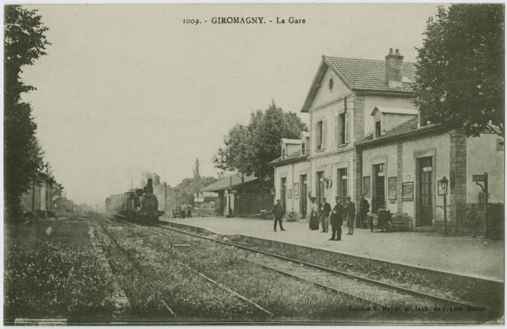 Giromagny, la gare.