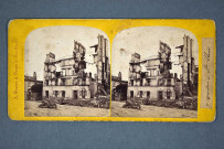 Saint-Cloud (Hauts-de-Seine), immeuble ruiné.