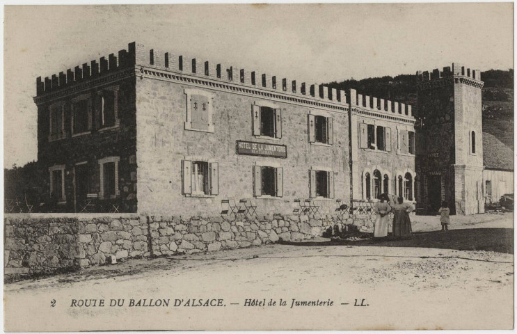 Route du Ballon d'Alsace, hôtel de la Jumenterie.