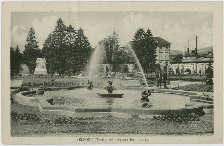 Belfort (Territoire), square Jean Jaurès.
