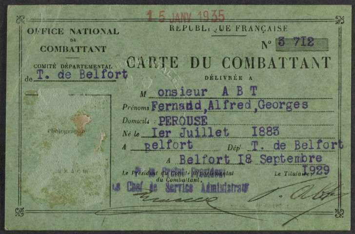 ABT Fernand Alfred Georges