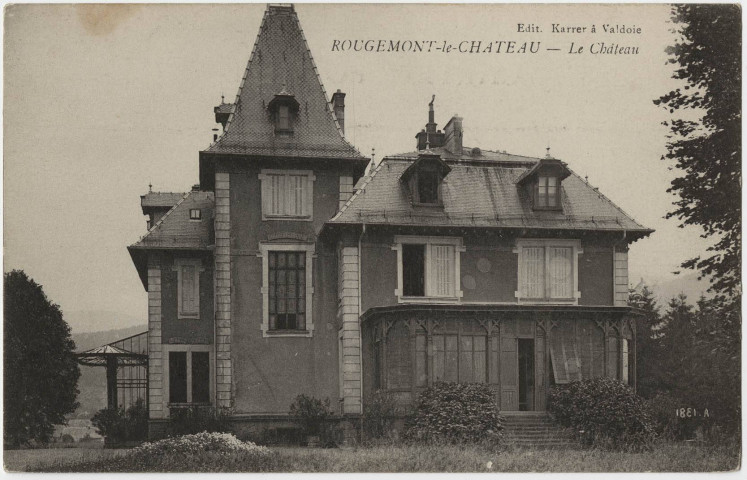 Rougemont-le-Château, le château.
