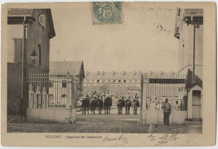 Belfort, caserne de cavalerie.
