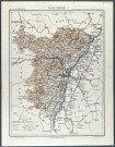 Bas-Rhin, carte du département.