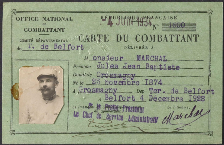 MARCHAL Jules Jean Baptiste