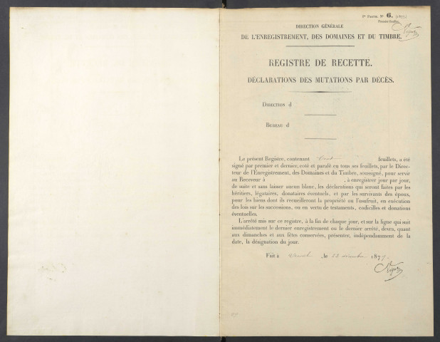 2 juillet 1844 - 9 juin 1845