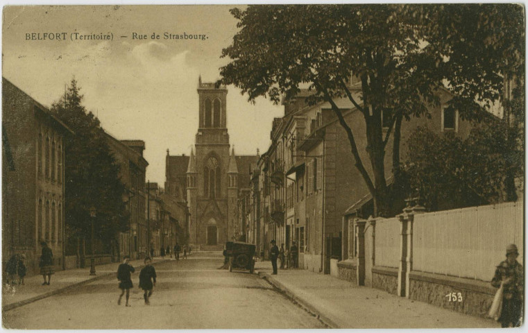 Belfort (Territoire), rue de Strasbourg.