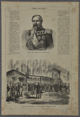 Napoléon III et le prince impérial quittent Saint-Cloud le 28 juillet 1870.