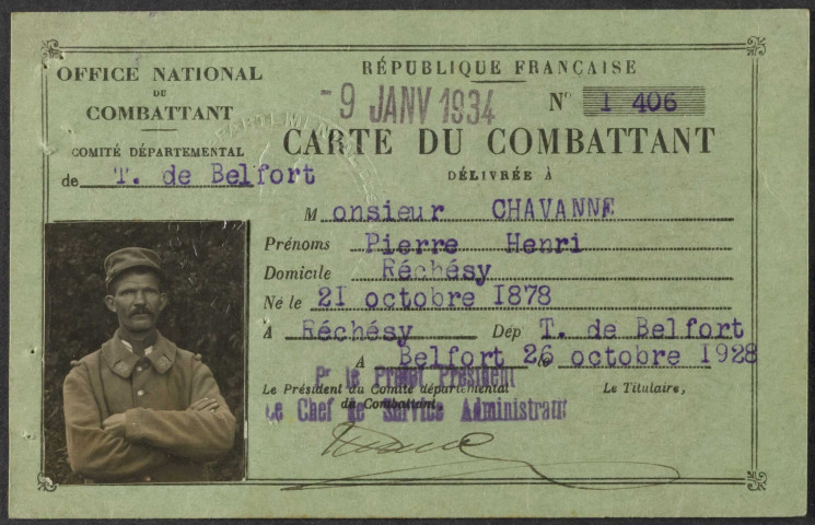 CHAVANNE Pierre Henri