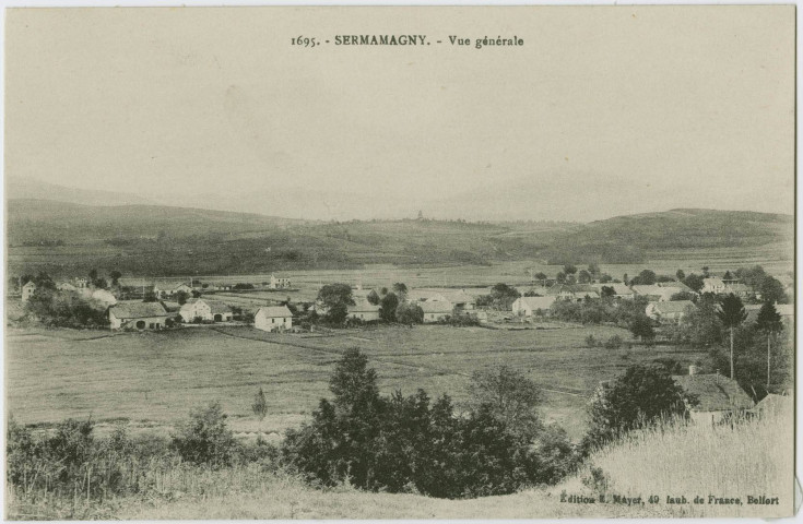 Sermamagny, vue générale.