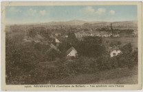 Rougegoutte (Territoire de Belfort), vue générale vers l’usine.