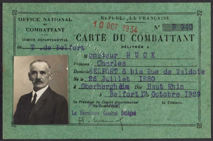 HUCK Charles